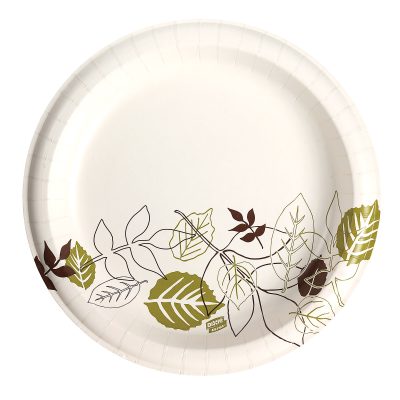 Dixie® Ultra Paper Plates, 10-1/8", Pathways, Pack Of 125 Plates