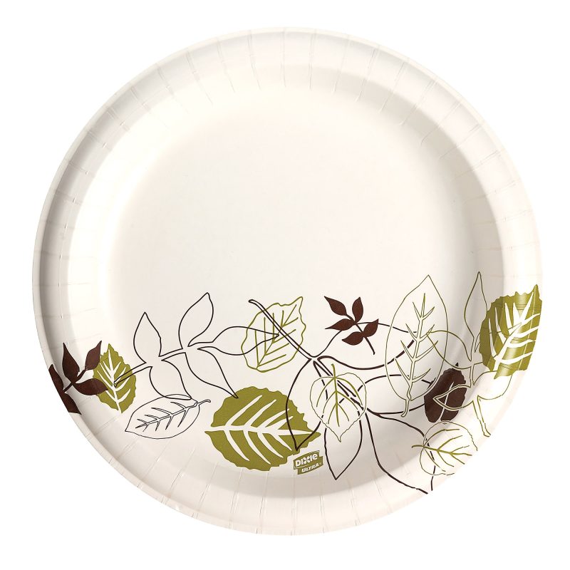 Dixie® Ultra Paper Plates, 10-1/8", Pathways, Pack Of 125 Plates