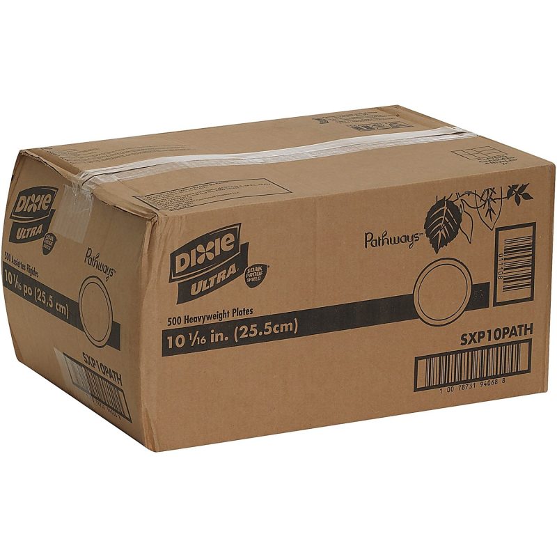 Dixie® Ultra Paper Plates, 10-1/8", Pathways, Pack Of 125 Plates - Image 6