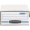 Bankers Box® Liberty® Binder Pak Storage Box, 4 3/4" x 9 3/4" x 11 7/8", 35% Recycled, White/Blue - Image 5