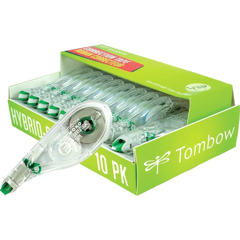 Tombow® Mono® Hybrid-Style Correction Tape, Single Line, 0.16" x 394", Clear, Pack Of 10 - Image 6