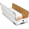 Bankers Box® Liberty® Corrugated Storage Boxes, 4 1/4" x 9 1/4" x 23 3/4", White/Blue, Case Of 12 - Image 7