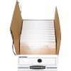 Bankers Box® Liberty® Corrugated Storage Boxes, 4 1/4" x 9 1/4" x 23 3/4", White/Blue, Case Of 12 - Image 9