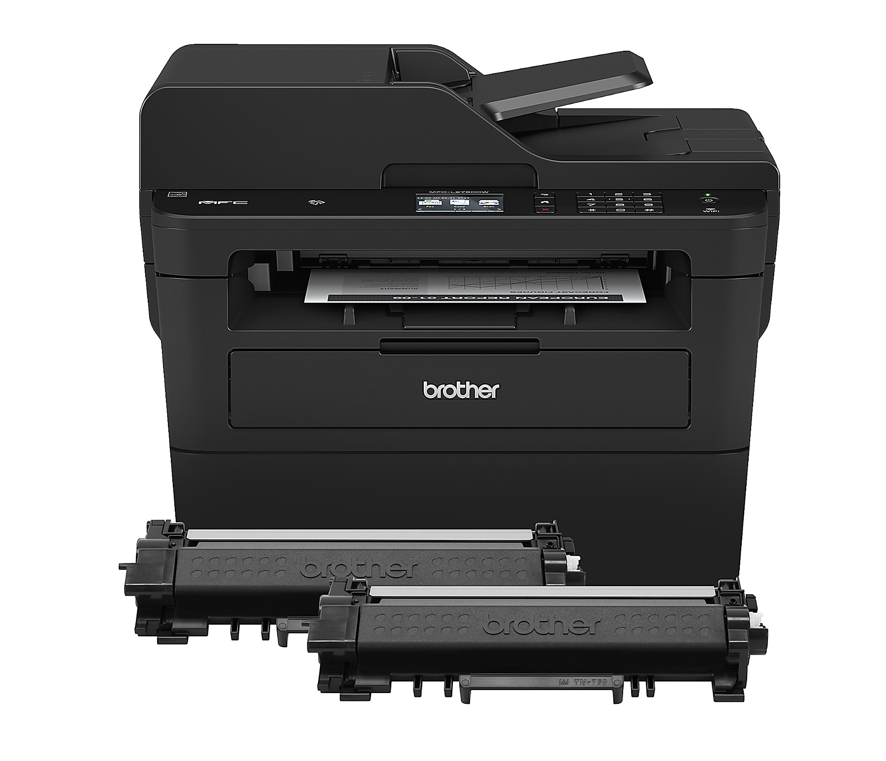 Brother® MFC-L2750DW XL Wireless Laser All-In-One Monochrome Printer