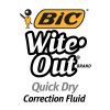 BIC Wite-Out Quick Dry Correction Fluid With Foam Applicator, White, Pack Of 12 - Image 5