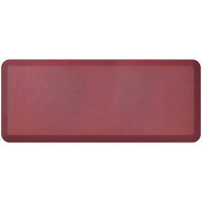 GelPro NewLife Designer Comfort Leather Grain Anti-Fatigue Floor Mat, 20" x 48", Cranberry