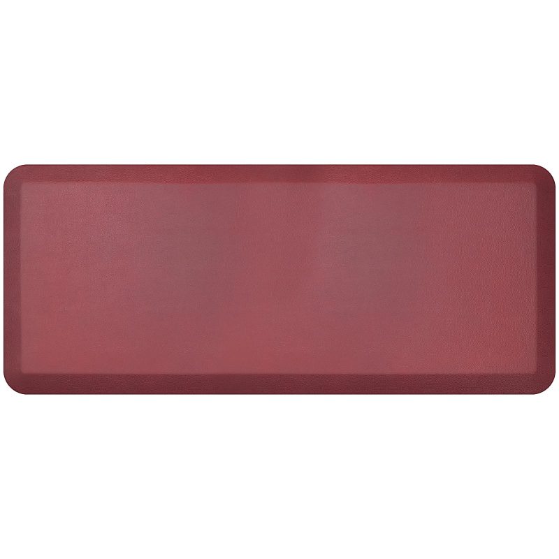 GelPro NewLife Designer Comfort Leather Grain Anti-Fatigue Floor Mat, 20" x 48", Cranberry