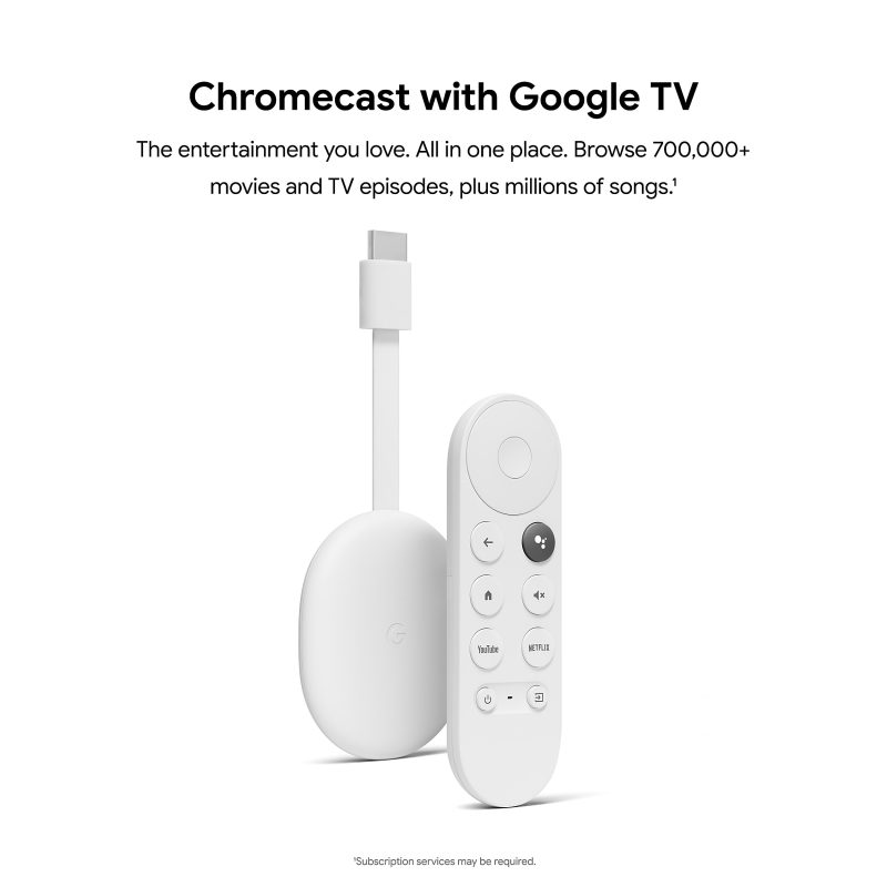 Google™ Chromecast Network Streaming Audio And Video Player, Wireless LAN - Image 2
