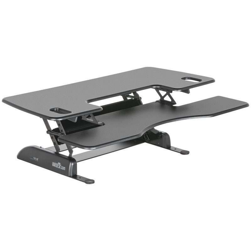 VariDesk ProPlus Manual Standing Desk Riser, 36"W x 41-3/4 "D, Black - Black,48 in.