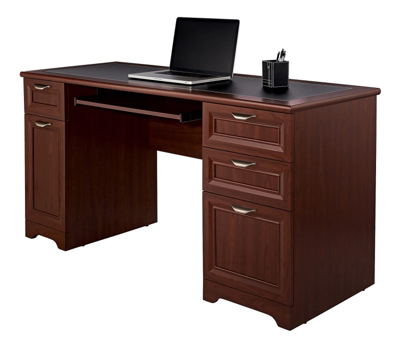 Realspace® Magellan 59"W Manager's Computer Desk, Classic Cherry - Image 2