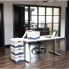 Bankers Box® Presto™ Heavy-Duty Storage Boxes With Locking Lift-Off Lids And Built-In Handles, Letter Size, 24" x 12" x 10", 60% Recycled, White/Blue, Case Of 12 - Image 8
