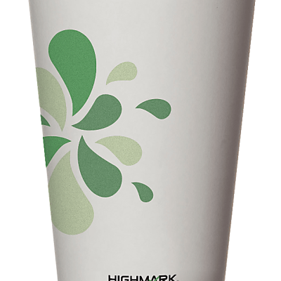 Highmark® ECO Compostable Hot Coffee Cups, 16 Oz, White, Pack Of 500