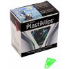 Baumgartens® Plastic Paper Clips, Box Of 200, Large, Assorted Colors - Image 2