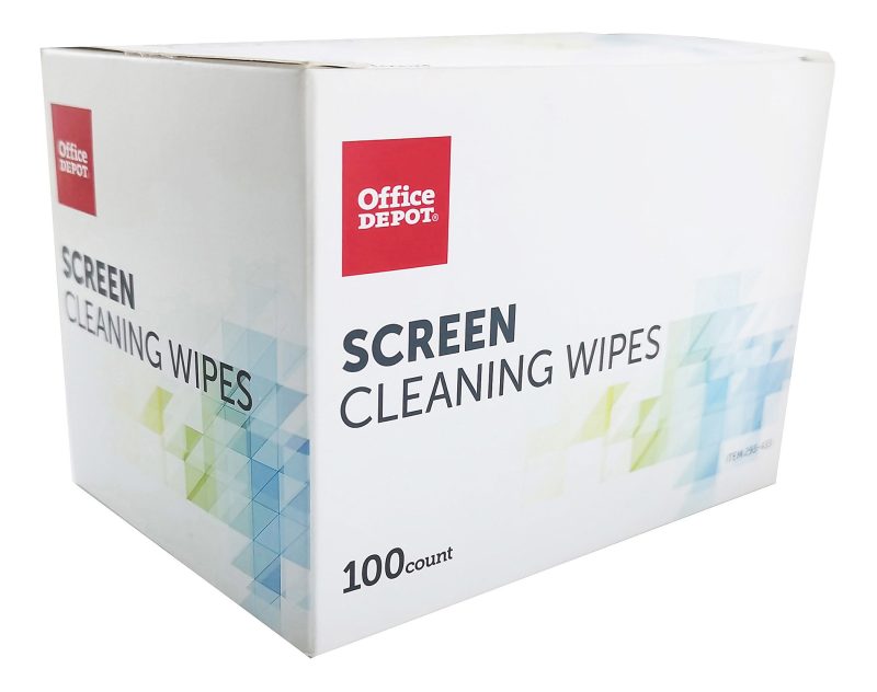 Office Depot® Brand Screen Individually Wrapped Cleaning Wipes, Box Of 100 - Image 3