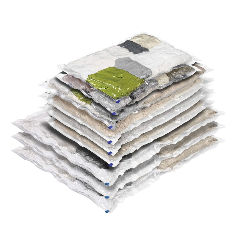 Honey-can-do VAC-03110 9pk Vacuum Pack Combo - Clear - Plastic - 9Pack - Cloth - Image 2