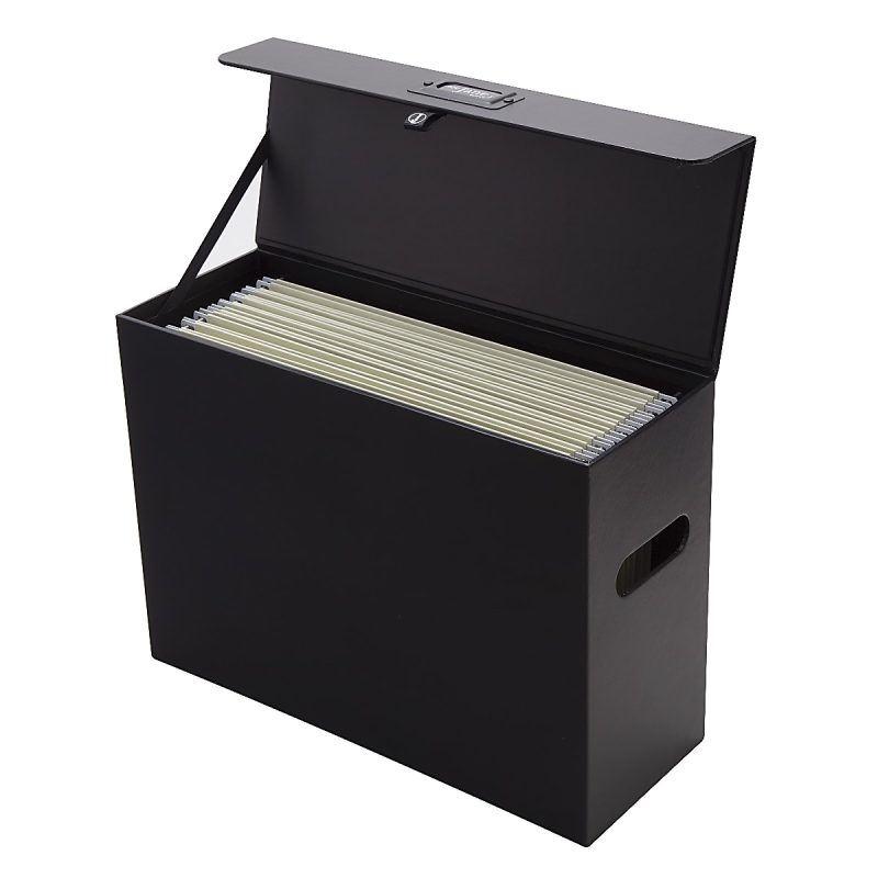 Realspace® File Storage Box, Letter Size, 14" x 10-1/4" x 5-1/2", Black - Image 3