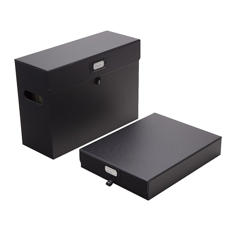 Realspace® File Storage Box, Letter Size, 14" x 10-1/4" x 5-1/2", Black - Image 4