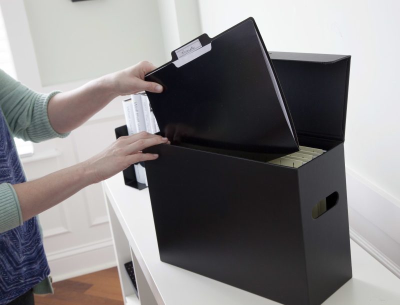 Realspace® File Storage Box, Letter Size, 14" x 10-1/4" x 5-1/2", Black - Image 5