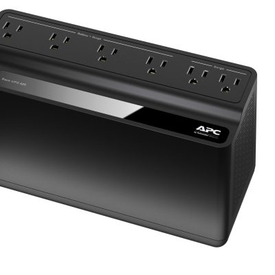 APC Back-UPS BE425M Battery Backup, 6 Outlet, 425VA/255W