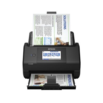 Epson® WorkForce® ES-580W Wireless Duplex Touchscreen Desktop Color Document Scanner with Auto Document Feeder