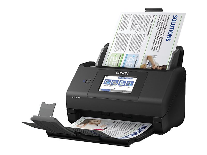 Epson® WorkForce® ES-580W Wireless Duplex Touchscreen Desktop Color Document Scanner with Auto Document Feeder - Image 10