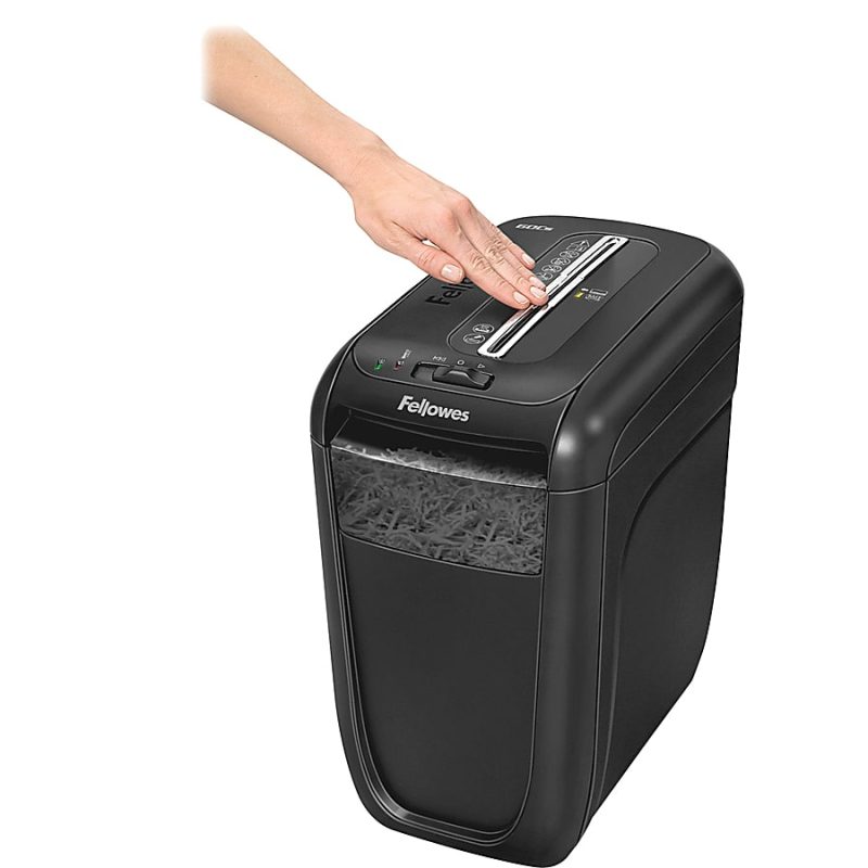 Fellowes® 60Cs 10-Sheet Cross-Cut Shredder - Image 11
