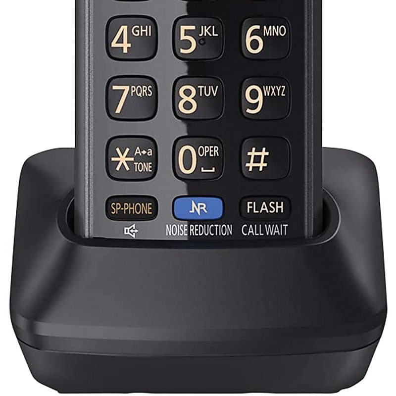 Panasonic® KX-TGA950B DECT 6.0 Cordless Expansion Handset For Panasonic KX-TG9541B Expandable Phone Systems - Image 3