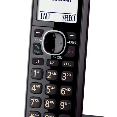 Panasonic® KX-TGA950B DECT 6.0 Cordless Expansion Handset For Panasonic KX-TG9541B Expandable Phone Systems