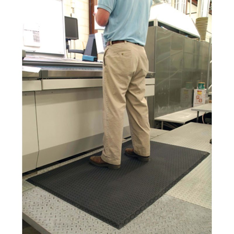 M+A Matting Cushion Max Floor Mat, 48" x 72", Black - Image 2