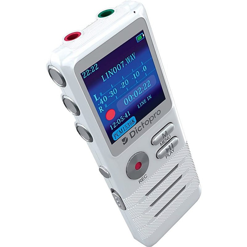 Dictopro Digital Voice Activated Recorder by Dictopro - Easy HD Recording of Lectures and Meetings w/Double Microphone, MP3, USB, 8GB - 8 GBLCD - MP3, WAV, APE, FLAC - 700 HourspeaceRecording Time - Portable - Image 8
