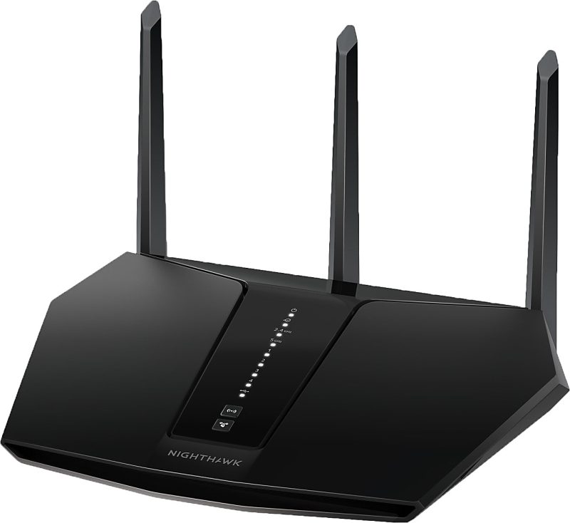 Netgear® Nighthawk AX/5-Stream AX2400 Wi-Fi 6 Router, Black, RAX30-100NAS - Image 3