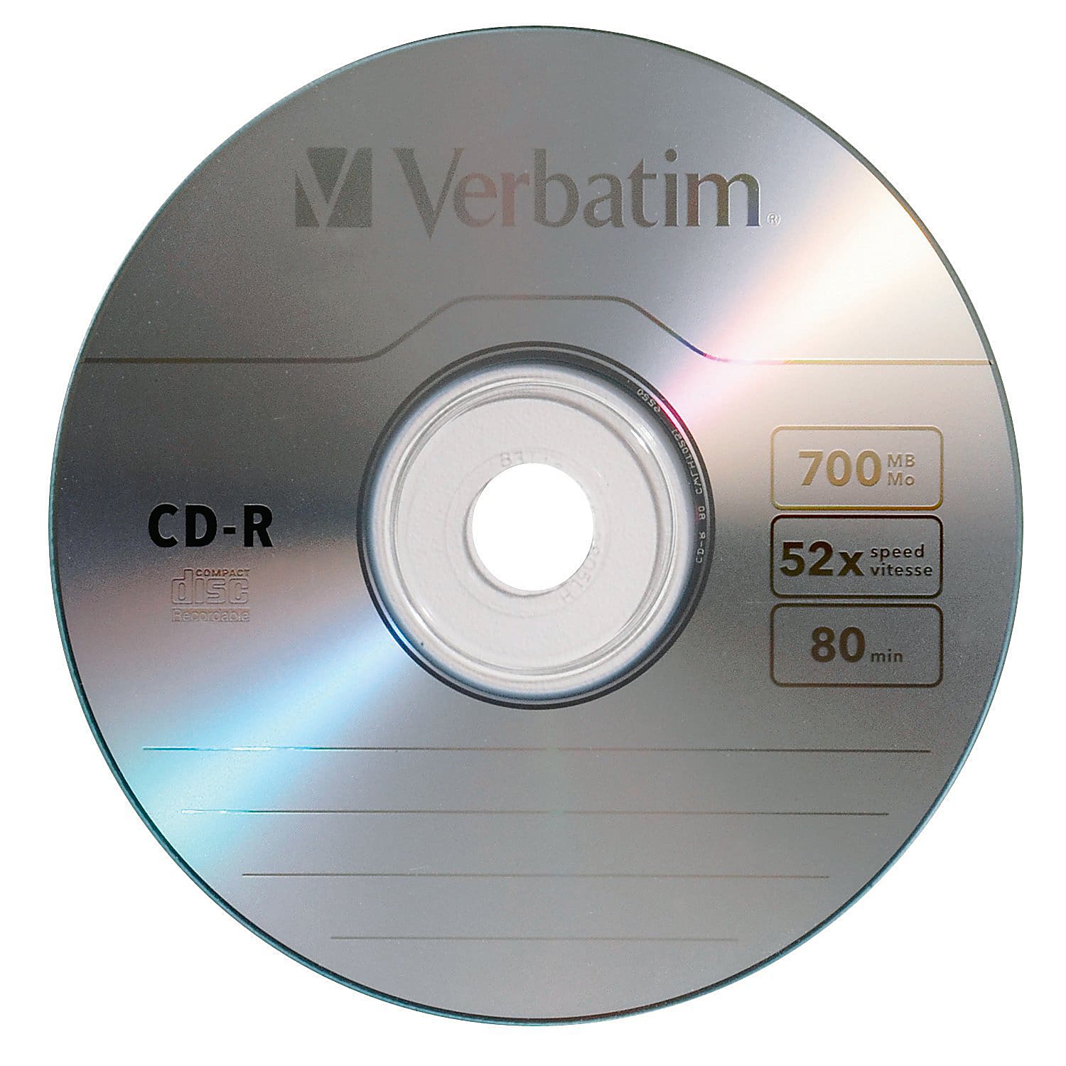 Verbatim® CD-R Recordable Media, Spindle, 700MB/80 Minutes, Pack Of 100 - Image 2
