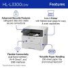 Brother® HL-L3300CDW Wireless Digital Multi-Function Laser Color Printer With Refresh EZ Print Eligibility - Image 2