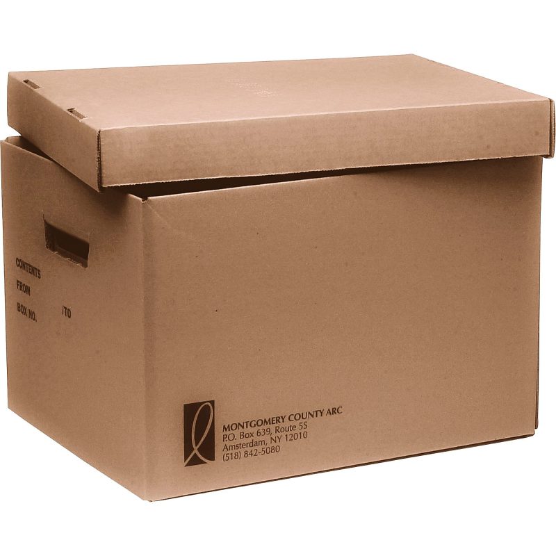 SKILCRAFT® Storage File Storage Boxes With Lift-Off Lids, 10" x 12" x 15", Case Of 25 (AbilityOne 8115 01 455 4036) - Image 2
