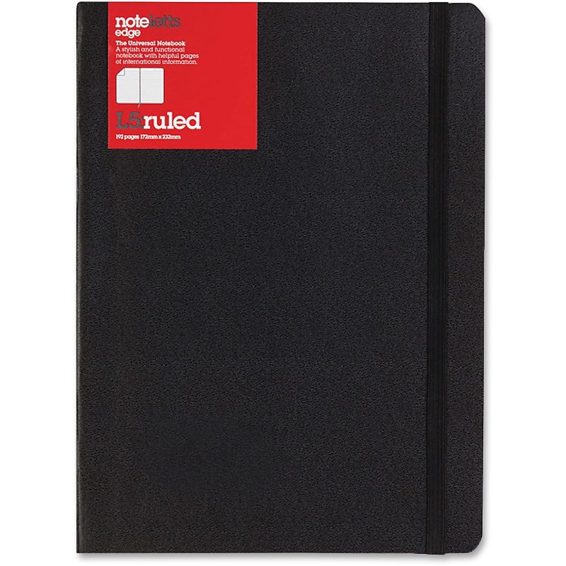 Letts Of London® L5 Ruled Notebook, 9" x 6", 96 Sheets, Black - Image 2