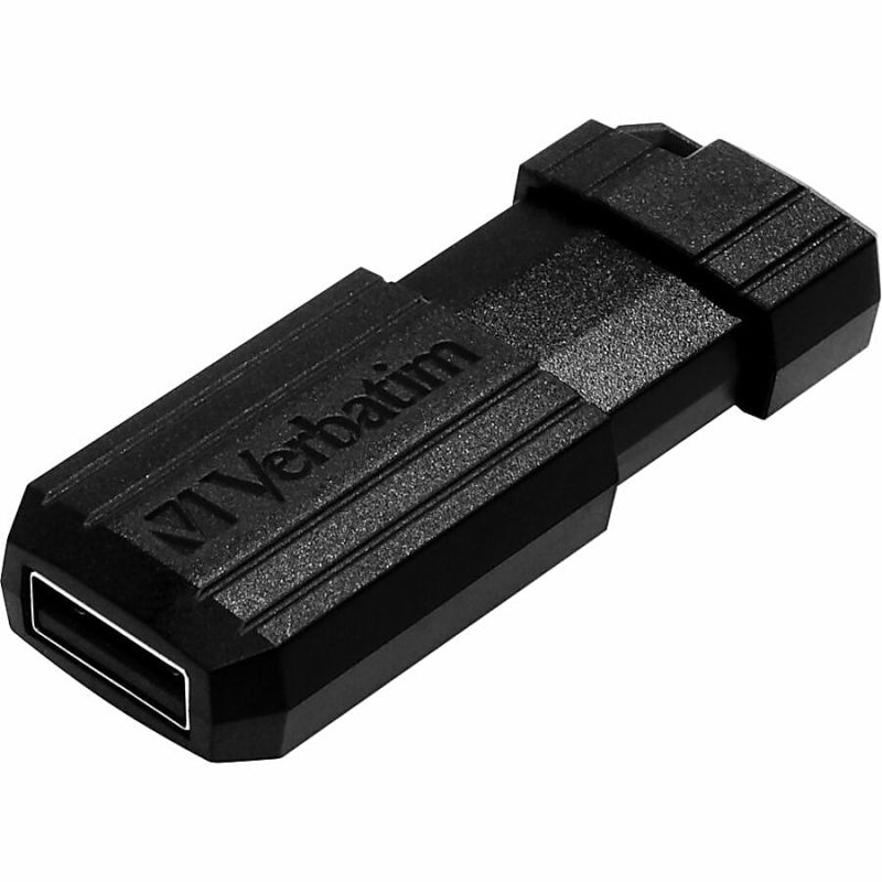 Verbatim® PinStripe USB Flash Drive, 64GB, Black, Pack Of 10 - Image 3