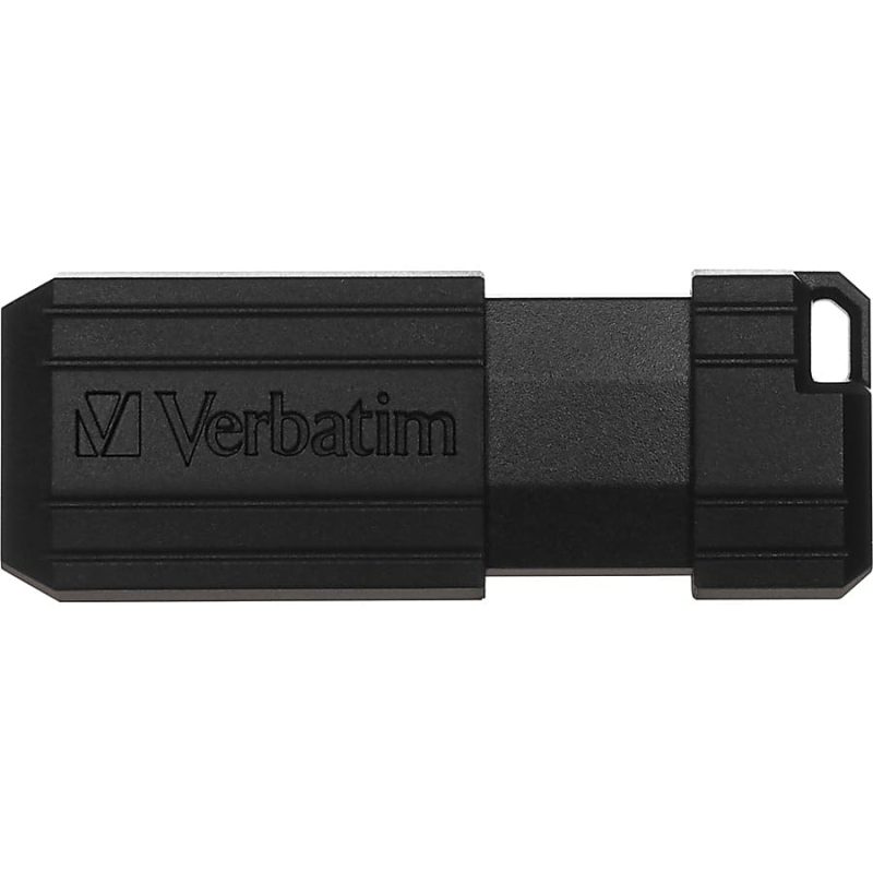 Verbatim® PinStripe USB Flash Drive, 64GB, Black, Pack Of 10 - Image 5
