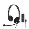 EPOS IMPACT SC 60 USB ML - Headset - on-ear - wired - USB - black with orange color highlights - Image 2