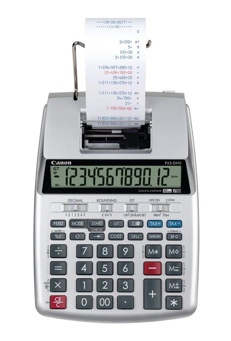 Canon P23-DHV-3 Printing Calculator, 2279C001 - Image 2
