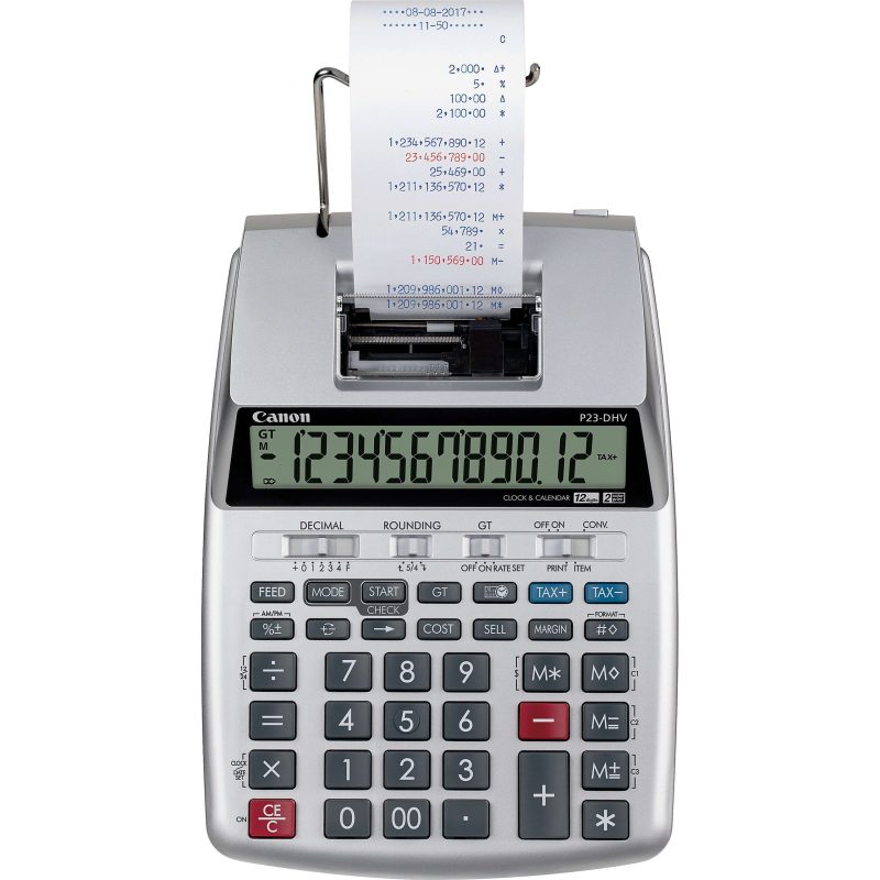 Canon P23-DHV-3 Printing Calculator, 2279C001 - Image 3