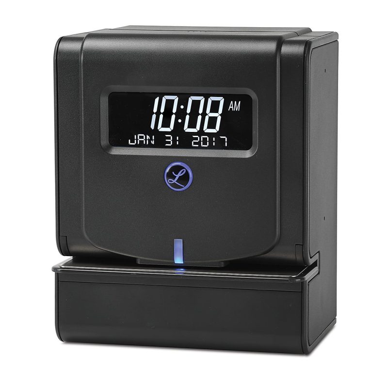Lathem 2100 HD Heavy-Duty Thermal Print Time Clock, Gray - Image 2