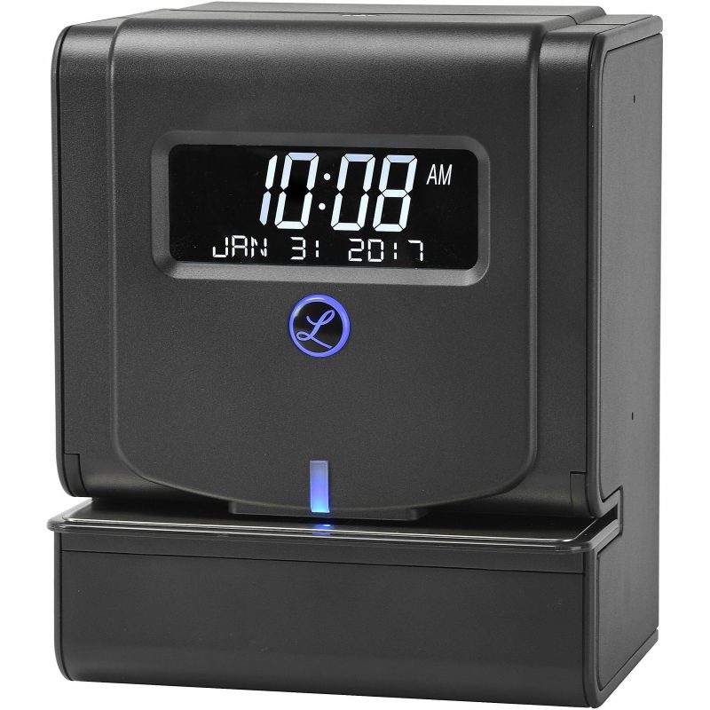 Lathem 2100 HD Heavy-Duty Thermal Print Time Clock, Gray - Image 3