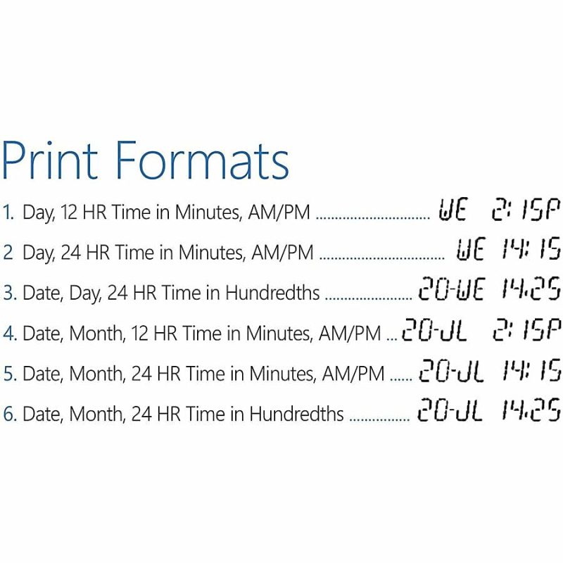 Lathem 2100 HD Heavy-Duty Thermal Print Time Clock, Gray - Image 5