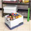 Bankers Box® Stor/File™ Medium-Duty Storage Boxes With Locking Lift-Off Lids And Built-In Handles, Letter Size, 24" x 12" x 10", 60% Recycled, White/Blue, Case Of 4, 70107 - Image 8