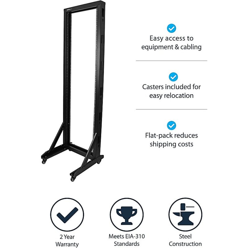 StarTech.com 2-Post Server Rack - Image 6
