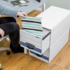 Bankers Box® Stor/Drawer® Steel Plus™ Drawer File, Letter Size, 23 1/4" x 12 1/2" x 10 3/8", 60% Recycled, White/Blue, Pack Of 6 - Image 4
