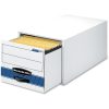 Bankers Box® Stor/Drawer® Steel Plus™ Drawer File, Letter Size, 23 1/4" x 12 1/2" x 10 3/8", 60% Recycled, White/Blue, Pack Of 6 - Image 8