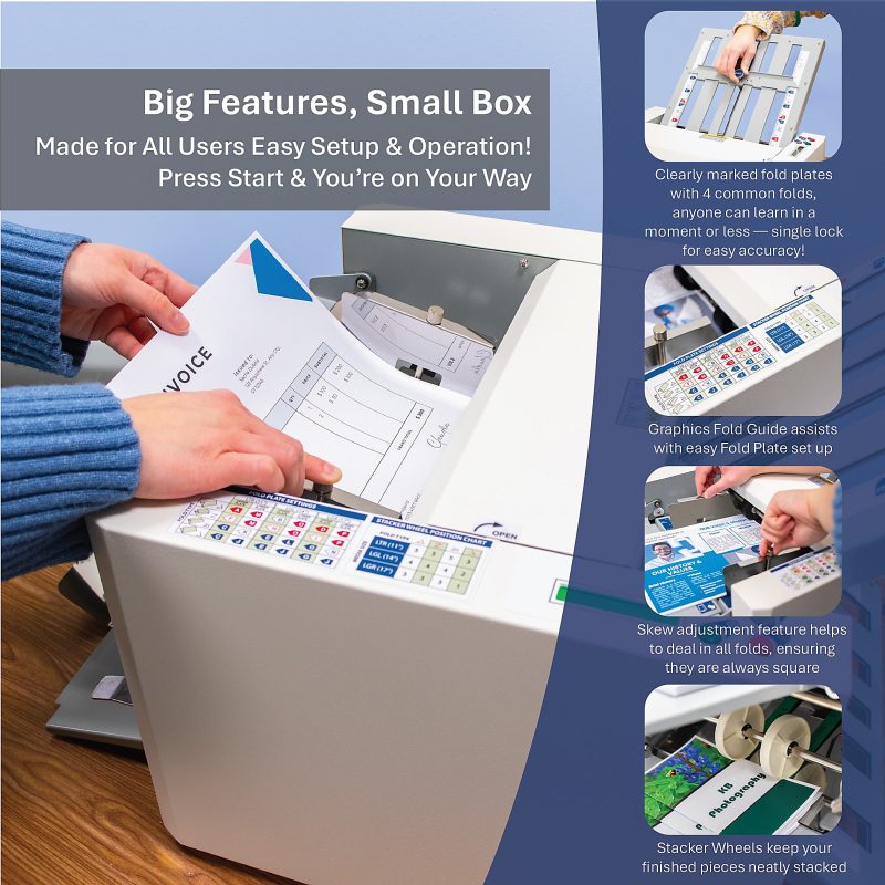Formax FD 324 Automatic Desktop Paper & Letter Folder - Image 4