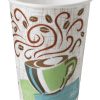 Dixie® PerfecTouch Coffee Haze Paper Hot Cups, 12 Oz, Assorted Colors, Pack Of 160 Cups - Image 2