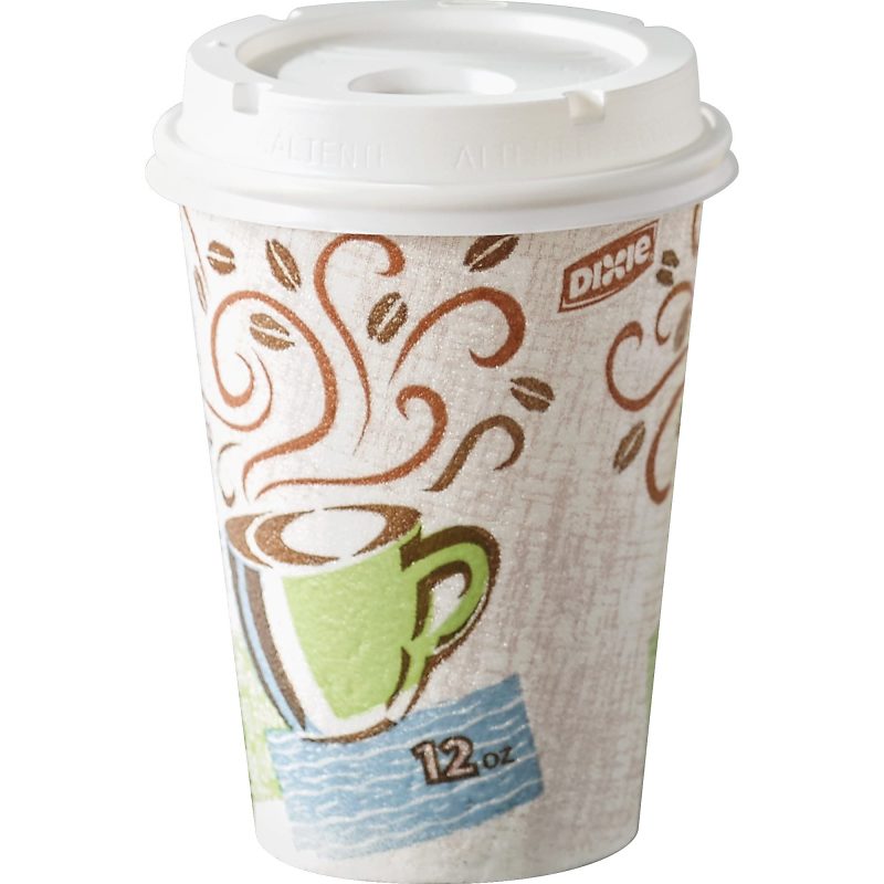 Dixie® PerfecTouch Coffee Haze Paper Hot Cups, 12 Oz, Assorted Colors, Pack Of 160 Cups - Image 4